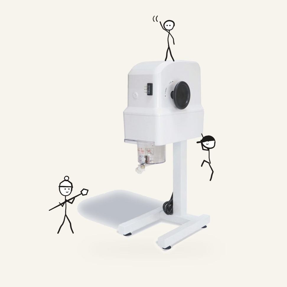 One-shot snow-ice machine FY16-kai